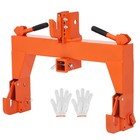 Heavy Duty 3-point Quick Hitch W 2 receiver Hitch For Category 1   2 Tractors