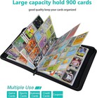 9pocket Trading Card Binder 900 Pockets Basketball Card Collector Album For Game