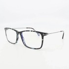 Tom Ford Tf 5758-b 055 54mm Black And Grey  Rectangular  New Men s Eyeglasses 
