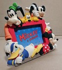 Vintage Disney 3d Picture Frame Mickey   Minnie Mouse  Goofy  Pluto  Donald Duck