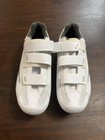 Tommaso Pista 100 Women   s Cycling Shoes Us 10 Eu 41 White Silver 3 Bolt Cleats