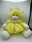 Vintage Fisher Price Puffalump Plush Yellow Cat Stuffed Animal 1986