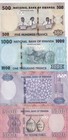 Rwanda Set 4 Pcs 500 1000 2000 5000 Francs 2014-2019 P 39 40 41 42 Unc