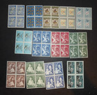 Greece Nice Starter Lot Of 25 Different Mnh Blocks Of 4 Nice Starter Lot   