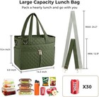 Extra-large Lunch Bag  Lunch Box Insulated For Women Tote Bag  Soft Cooler Bag