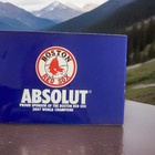 Absolut Boston Red Sox 2007 World Champions Metal Bev Nap Straw Caddy
