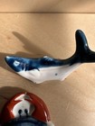 Vintage Japan Ceramic Chopstick Rests Lot Of 7 Blue White Fish Butterfly Crab