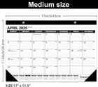 Desk Calendar 2025-2026  18-month Monthly Planner  11 5x17 Inch