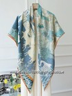 Sallys Boutique 70  Cashmere 30  Silk Wrap Scarf Animals Print 2 Face Shawl 53 