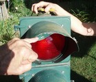 Large Antique Automobile Eagle Traffic Signal Light