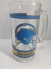 Los Angeles Chargers 1994 Nfl Glass Mug beer Stein Nos Free Shipping 