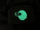Wrmfzy X Spiritus Systems Skelewolf Glow-in-the-dark Pvc Patch White black Gitd