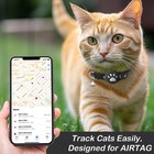 Smart Pet Tracker Tag  Gps Collar For Cats Dogs  Waterproof Finder Tag Compatibl