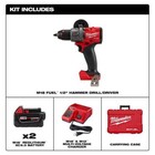 Milwaukee Hammer Drill Driver Kit 18v Li-ion Brushless W  Sds-plus Rotary Hammer