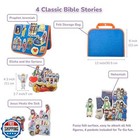 Chefan 4 Pack Felt Board Bible Stories Set  Flannel Board Stories precut Chri