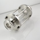 1 25  1 5  2  4  Clear Flow Sanitary Sight Glass Tri Clamp Stainless Steel 316 