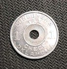 Oklahoma Cunsumer s Tax Check   1   Token Coin - Aluminum - Vintage 