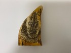 Faux Scrimshaw  Whale Tooth Etching Of Capt   n Vincent   beautifully Etched