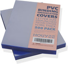 200 Clear Pvc Binding Presentation Covers 10 Mil  8 5x11  Letter Size