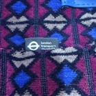 London Underground Moquette Travel Bag     