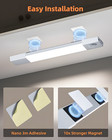 4 Pack Plastic Usb Led Cabinet Lights With Toggle Switch  Under Shelf Lighting