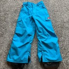 Burton Pants Boys Girls Youth 7 All Access Snow Teal Ski Snowboard Insulated
