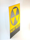 Vintage Original Fallout Shelter Steel Sign Government Issue 10 x14  1950s-60s