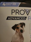 Provecta Advanced Flea  Tick Treatment 4 Doses Medium Dogs 11-20lb 100  Charity 