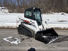 2014 Bobcat T550 Skid Steer With Bucket Enclosed Cab W  Heat   A c