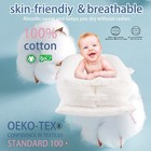 Corduroy Baby Lounger Cover For Dockatot Deluxe     100  Cotton White 