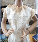 Antique Victorian Womans Blouse W Lace Evalyn Bietsch Skirt Not Included