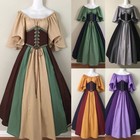Womens Renaissance Medieval Victorian Vintage Fancy Dress Gothic Cosplay Costume