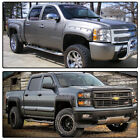 4x Fender Flares Fit For 07-13 Silverado 1500 2500hd Pocket Rivet Bolt-on Style