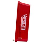 6 Pack 5 Lb  Fire Extinguisher Cabinets Indoor Outdoor Red Surface Mount