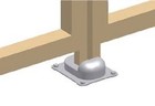 Swing Gate Stopper Heavy Duty Galvanised Steel Stop  Single Or Double Gates