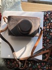 Vintage Leica Leitz Lllg - Brown Leather Camera Case - Clean