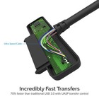 Sabrent Sata To Usb Adapter Cable  Usb 3 0 To 2 5 Inch Sata Iii Adapter  Hdd ssd