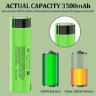 2 Pack Rechargeable Battery 3 7v 3500mah Capacity High Quality Flat Top Battery