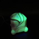 Art Deco Agate Slag Glass Uranium Uv Glows Tabletop Cigarette Lighter Working   