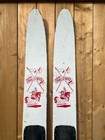 Vintage Set Of Wooden 65  Long Waterskis Water Skis Challenger