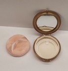 Vintage J c Penney Gold Tone Mesh Mirror Powder Compact Case 