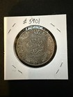 1913 1331 Morocco 10 Dirhams  90 Silver Coin  25g