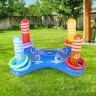 Inflatable Pool Ring Toss Games Toys  Floating  Swimming With 6pcs   