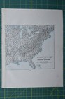 Maine Vintage Original 1895 Crams World Atlas Map Lot