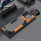 Wired Gaming Keyboard   Mouse Combo - Anti-ghosting Multi-key  7-rgb Backlights