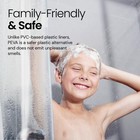 Bathroom Shower Curtain Waterproof Plastic Shower Curtain Premium Peva Non Toxic