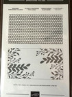 Stampin Up  Greenery  Embossing Folder   Rare New Retired