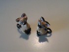 Vintage 1955 Miniature Hagen Renaker Disney Si And Am Siamese Cats