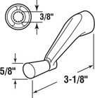 High Quality Window Crank Handle 3 8 Inch Casement Crank Handle
