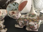 Vintage Famille Rose Bunny Rabbit